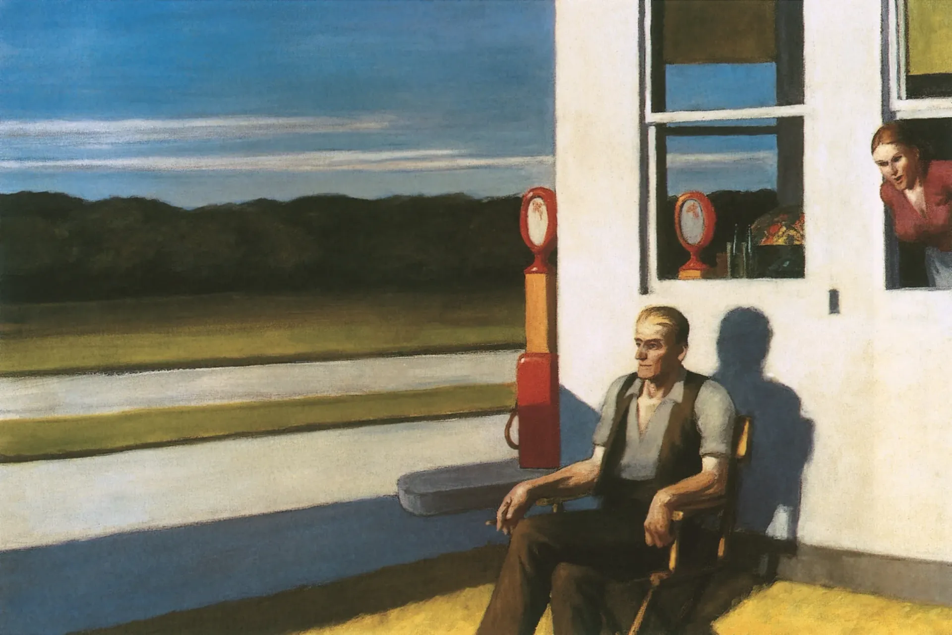 From Edward Hopper to Social Networks: Why are we alone?